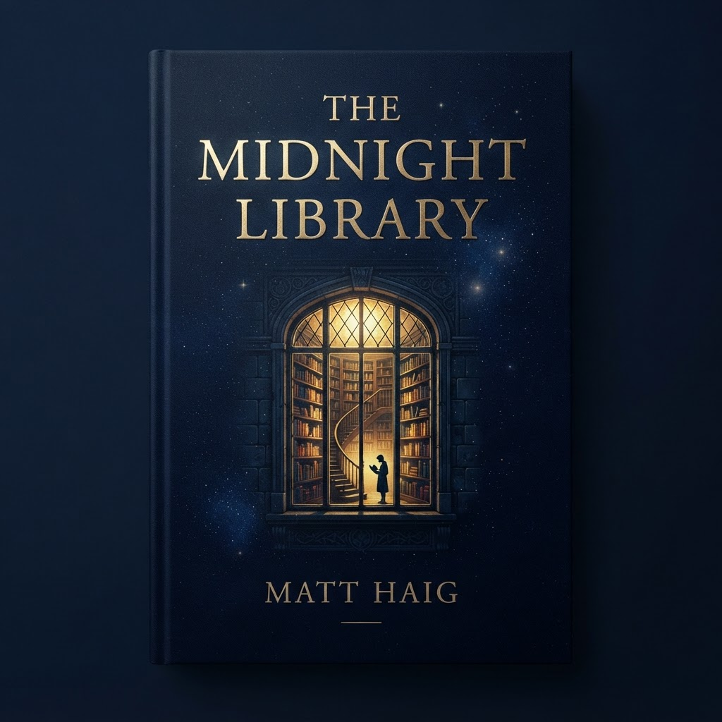 The Midnight Library by Matt Haig book cover